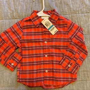 Boy’s Plaid Button Down